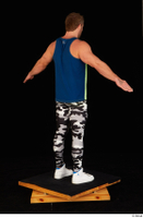 Herbert 10yers camo leggings dressed shoes sports standing tank top white sneakers whole body 0014.jpg